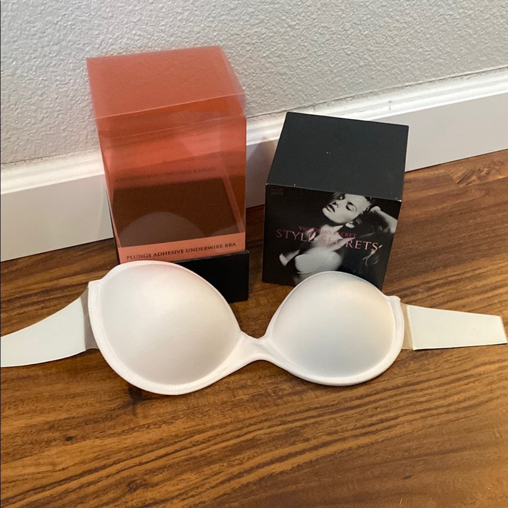 Victoria's Secret White Adhesive Bra - Size A